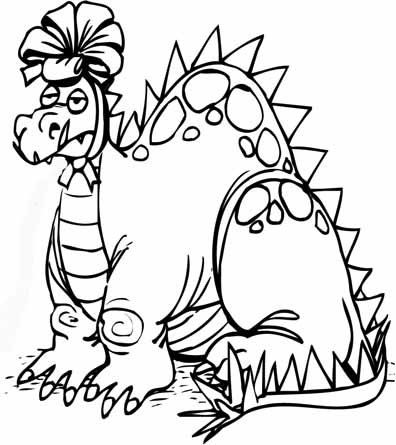 Fiery Dragon Coloring Pages - Pour on Your Bright Reds and Get Flamed!