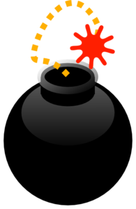 Cartoon Bomb Clip Art - vector clip art online ...