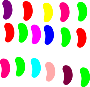 Jellybean Candy clip art - vector clip art online, royalty free ...
