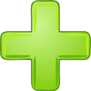 Plus Sign clip art - vector clip art online, royalty free & public ...