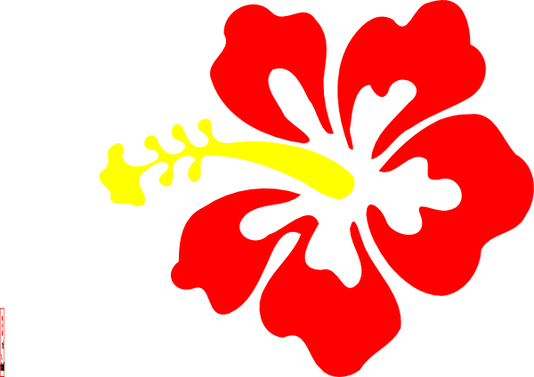 Hibiscus Flower clip art - vector clip art online, royalty free ...