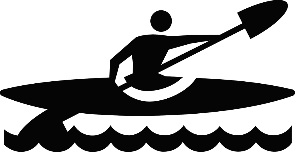 Clipart canoe kayak