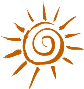 Whimsical Sun Clip Art - vector clip art online ...