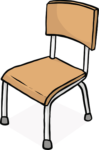 Drawing Of Vintage Wooden School Desk Clip Art, Vector Images ...