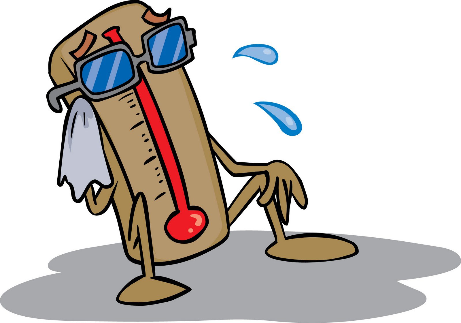 Hot weather clip art