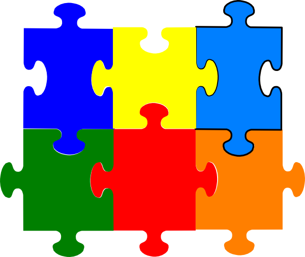 Jigsaw Puzzle Pieces Clipart