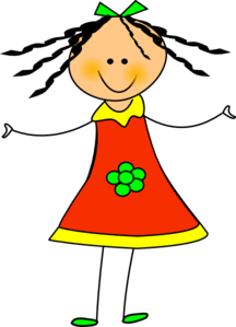 Happy Girl Cartoon - ClipArt Best