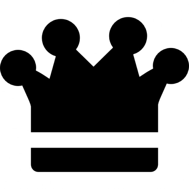 Crown of king, IOS 7 interface symbol Icons | Free Download