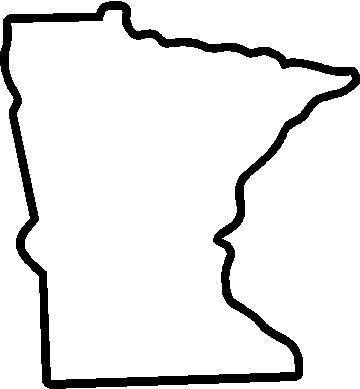 State and Country Decals :: Minnesota Decal / Sticker 02