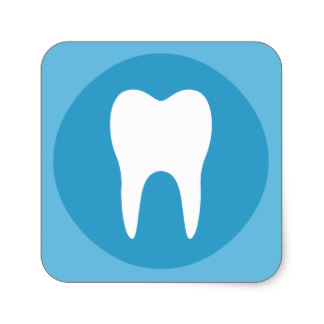 Tooth Logo Stickers | Zazzle
