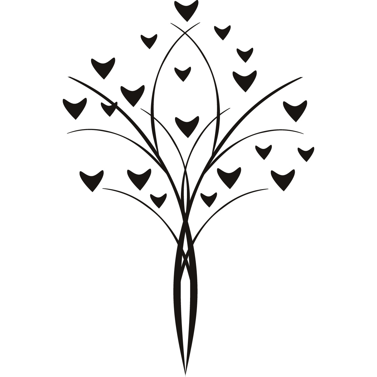 Flower Deco Wall Art Decals Wall Stickers Transfers