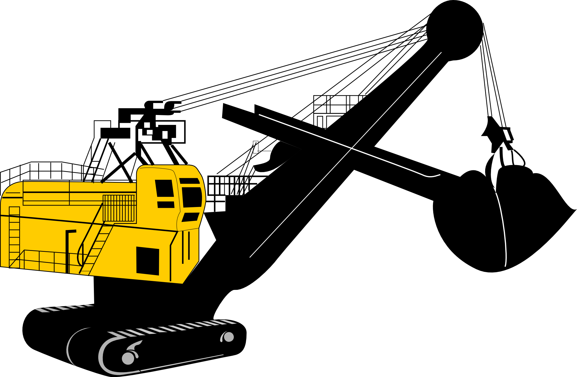 heavy machinery clip art