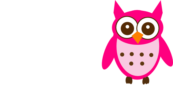 Pink And Brown Owl Clip Art - vector clip art online ...