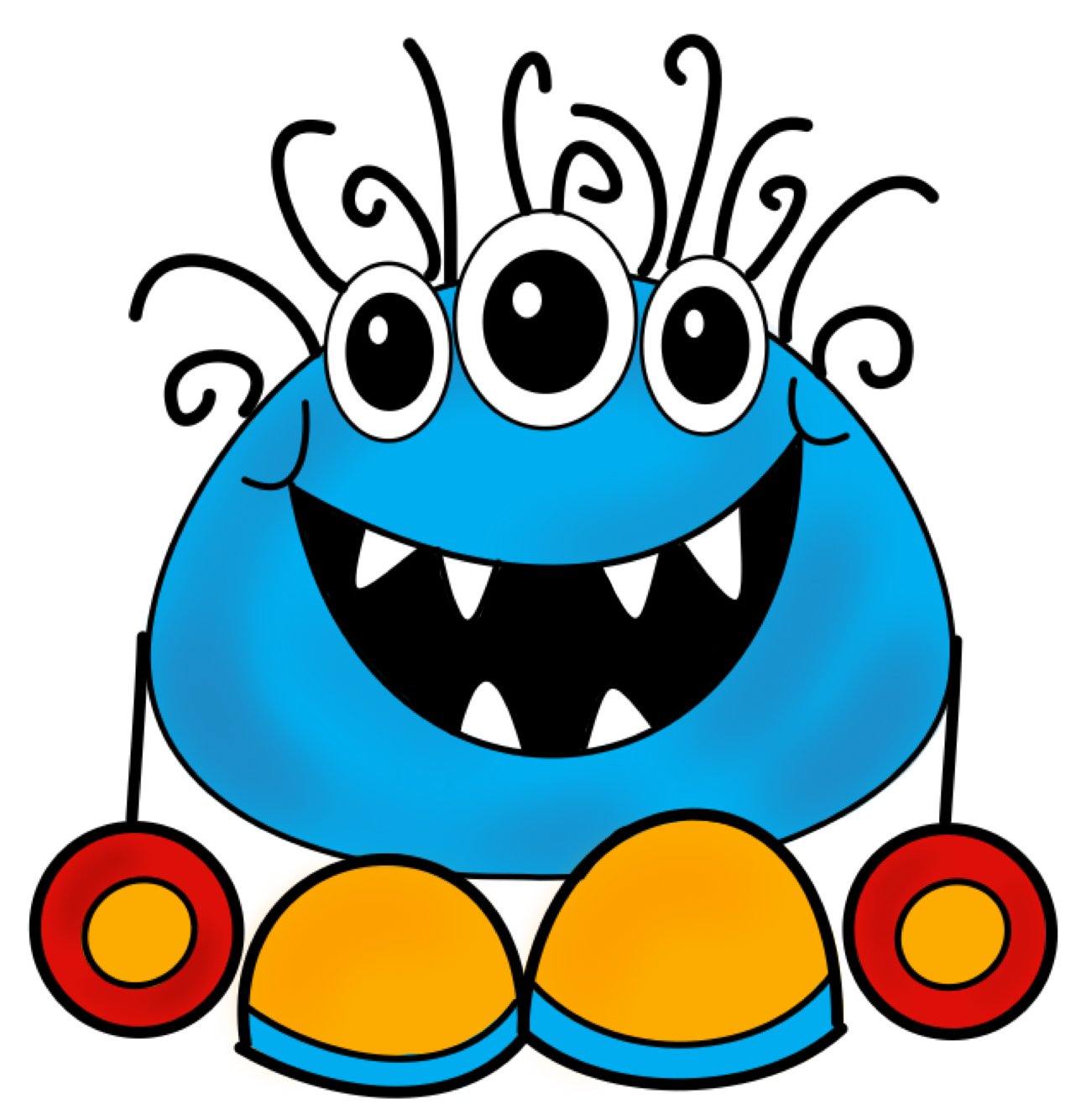 Monster Clip Art Cartoon - Free Clipart Images