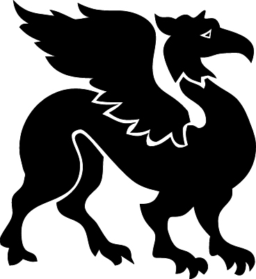 Silhouette Dragon Clip Art