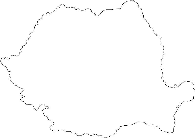 SPAIN, ROMANIA, BLACK, SIMPLE, GEOGRAPHY, OUTLINE, MAP - Public ...