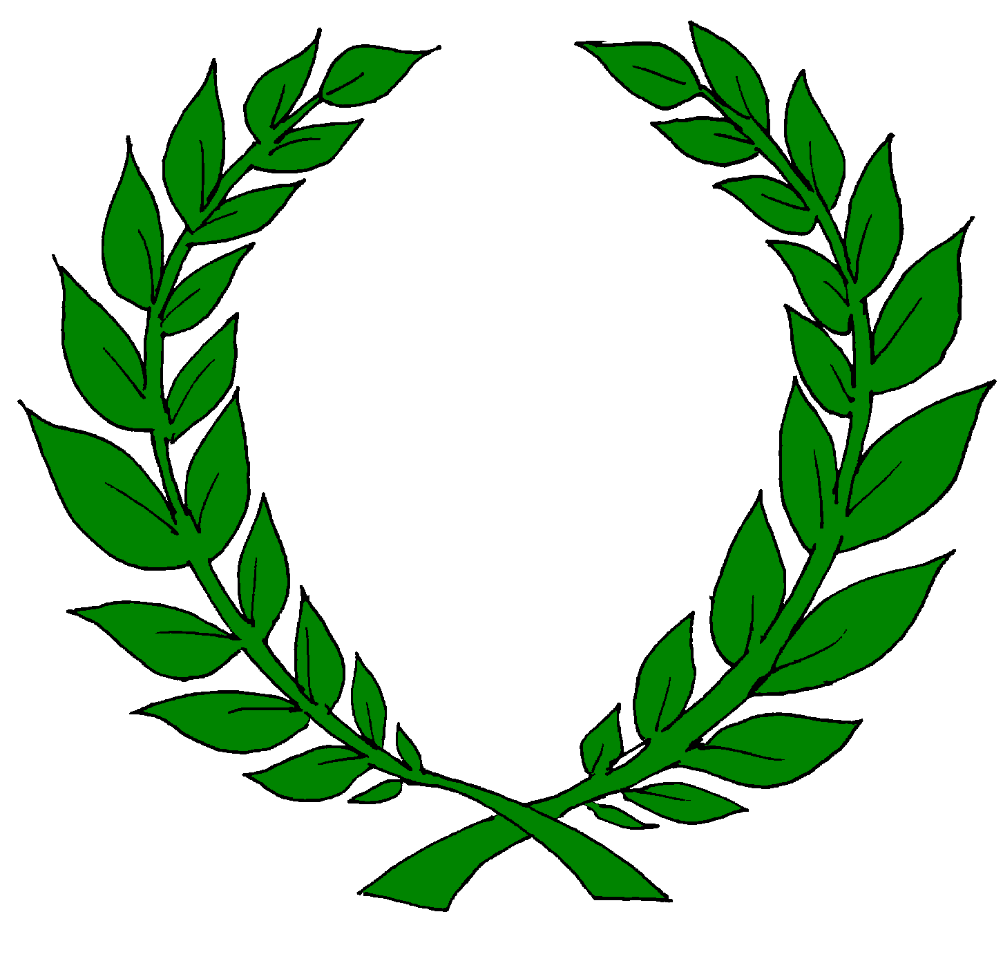 Wreath laurels clipart - ClipartFox