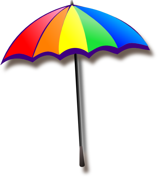 Beach Umbrella Cartoon