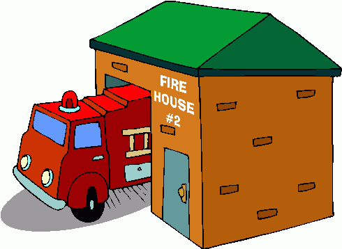 firestation简笔画图片