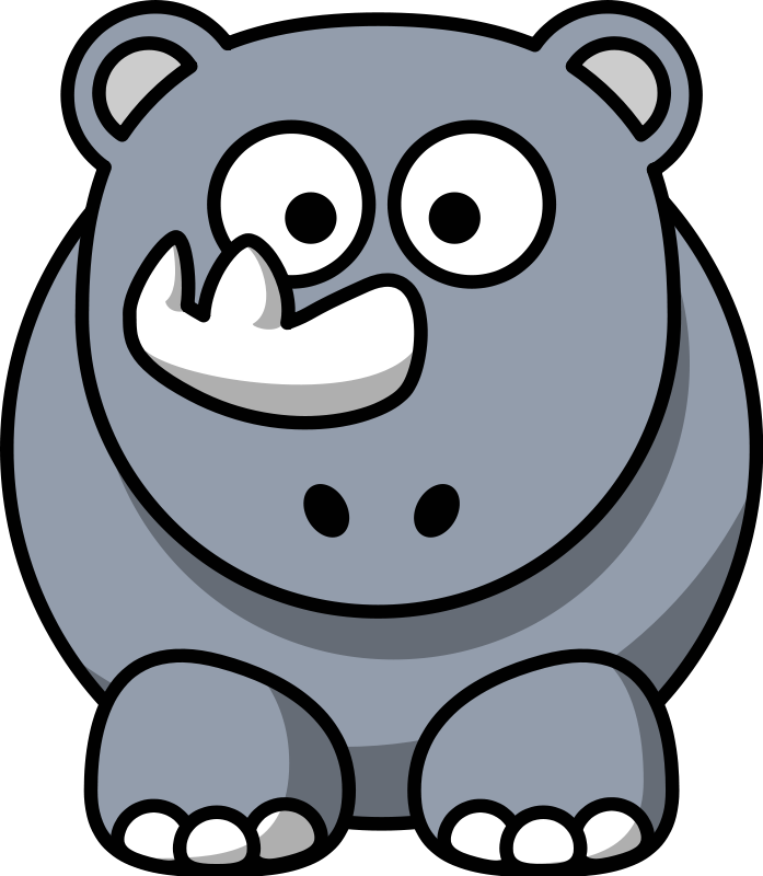 Rhinoceros Clipart - Tumundografico