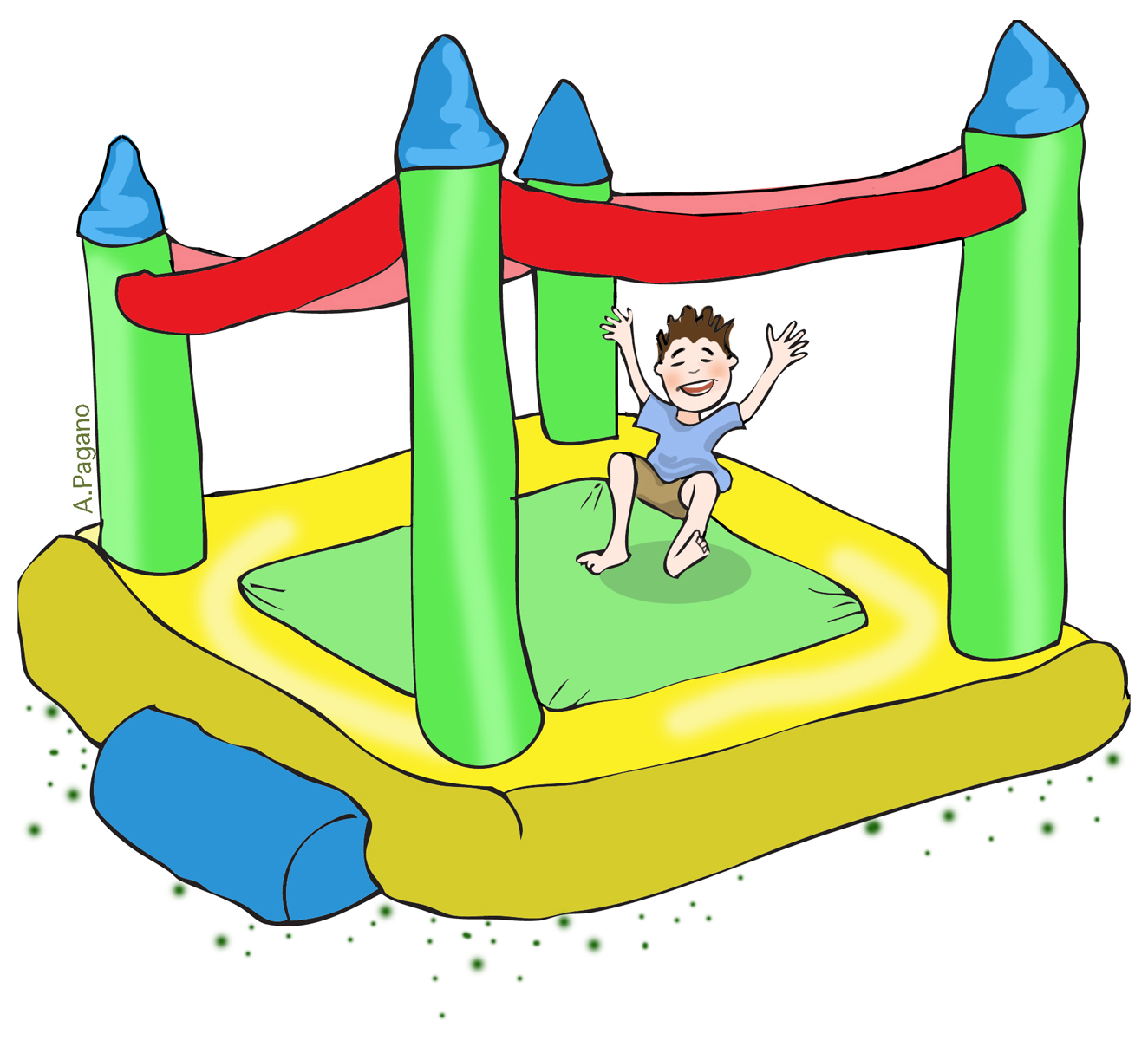 Free Bounce House Clip Art
