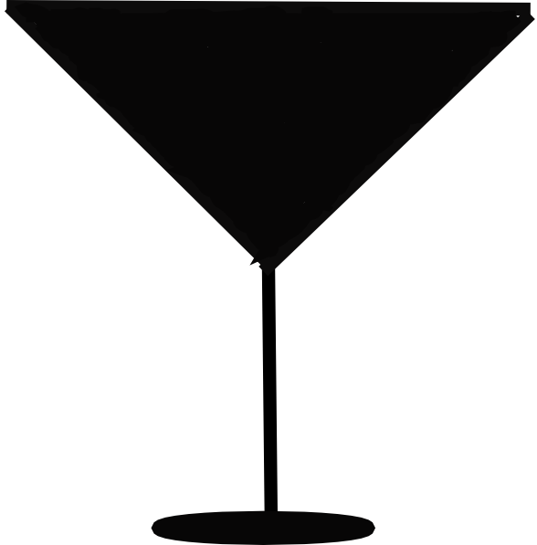 Martini Glass Silhouette Vector - ClipArt Best