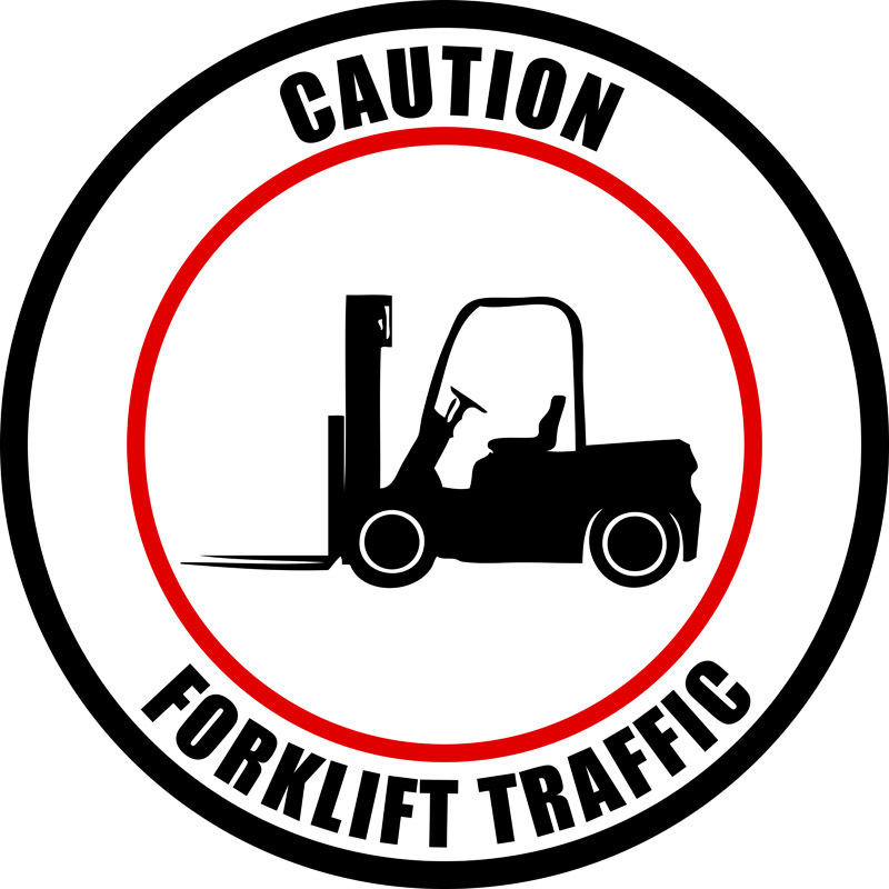 415 views Caution Forklift Traffic Floor Sign | Creative Safety Supply