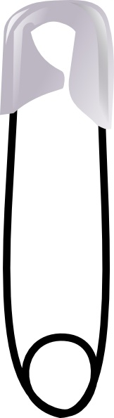 Safety Pin clip art Free vector in Open office drawing svg ( .svg ...