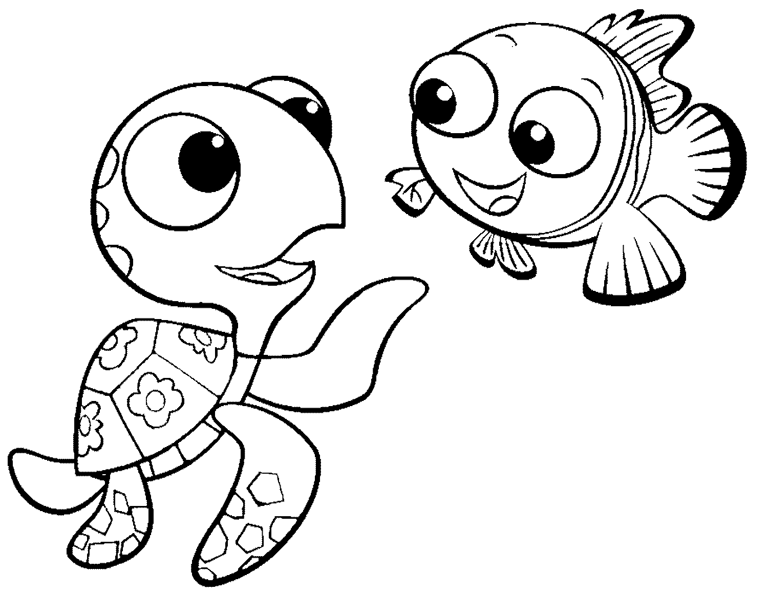 Gambar Mewarnai Ikan Nemo - murid 17