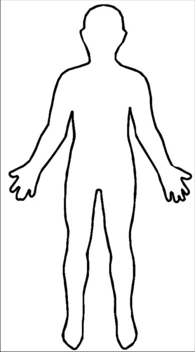 Blank Body Outline | ExtraVital Fasion