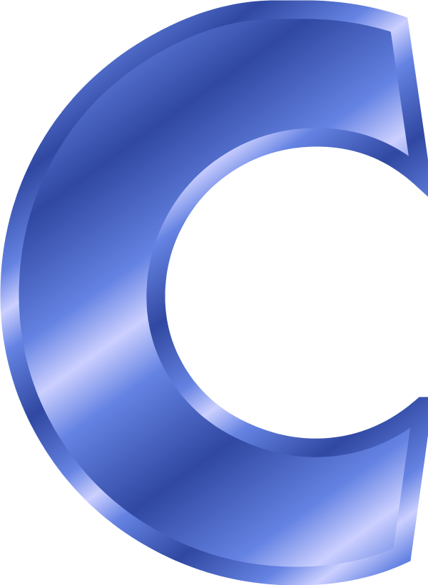 Alphabet Letter C - vector Clip Art