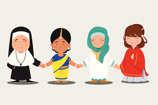 Young Nun Cartoons Clip Art, Vector Images & Illustrations