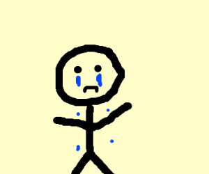 Sad Stick Man - ClipArt Best