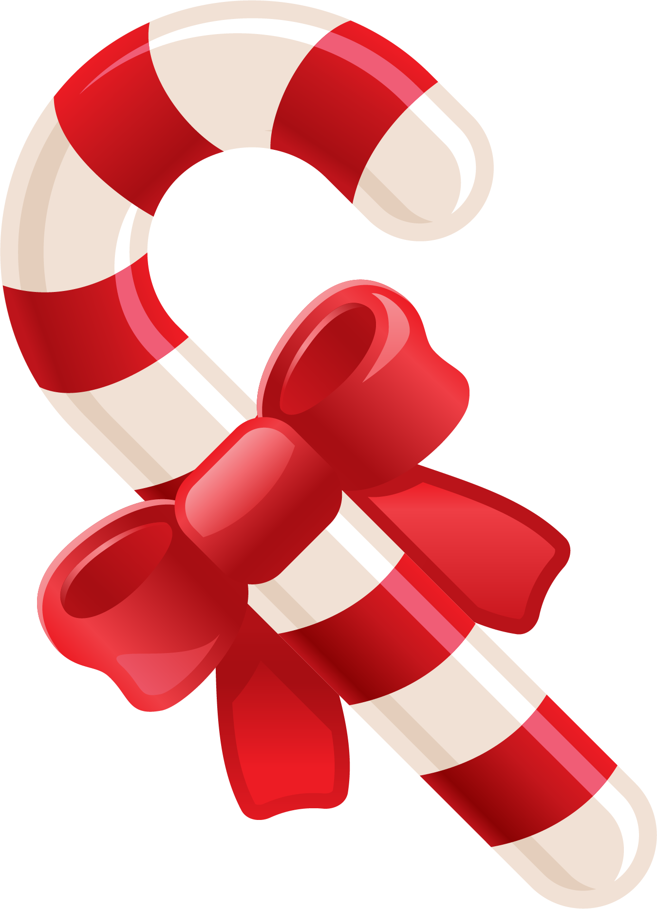 Candy Cane Merry Christmas Clipart