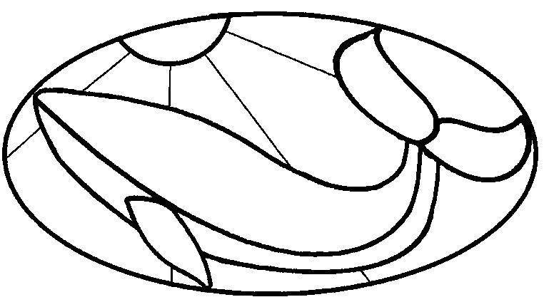 Whale Stained Glass Mosaic & Stepping Stone Pattern