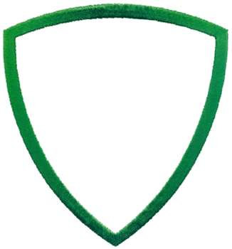 Outlines Embroidery Design: Shield Outline from Dakota Collectibles