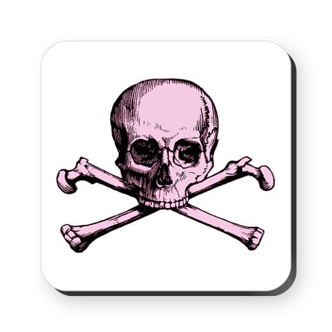 Skull Crossbones Drink Coasters, Personalized Skull Crossbones ...