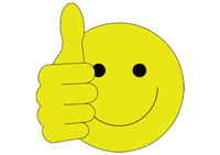Thumbs Up Smiley Face Emoticon Funny Cute Cartoon T-Shirt Tee New ...
