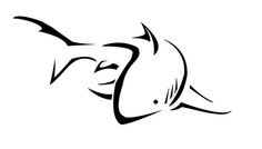 Shark Silhouette Tattoo