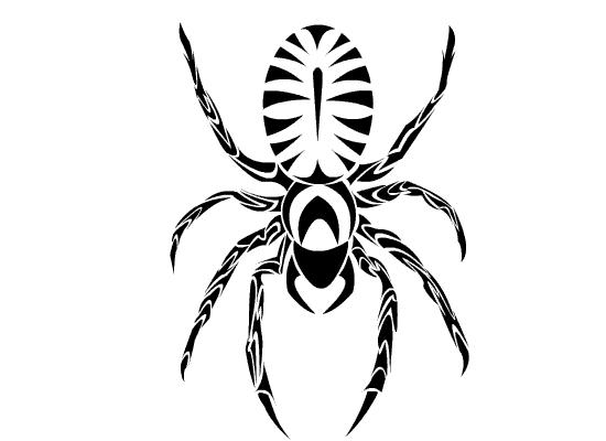 Tribal Spider - ClipArt Best