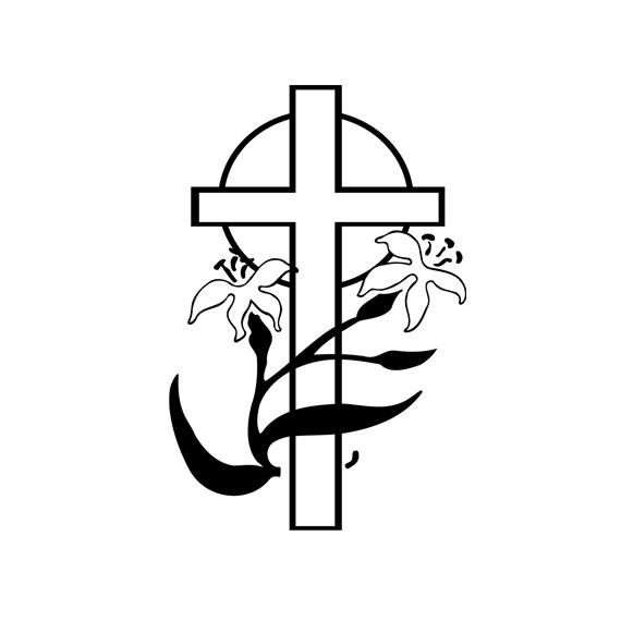 Wall Decals :: Spiritual / Religious Wall Decals :: Cross with ...