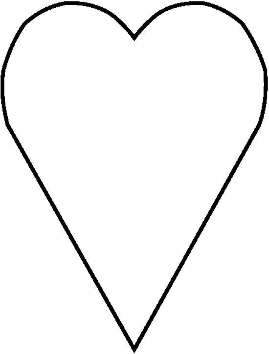 Heart Shape Template - ClipArt Best