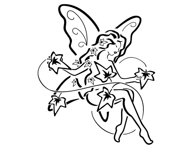 Tribal Angel Amp Flowers Tattoo Tabatha - Free Download Tattoo ...