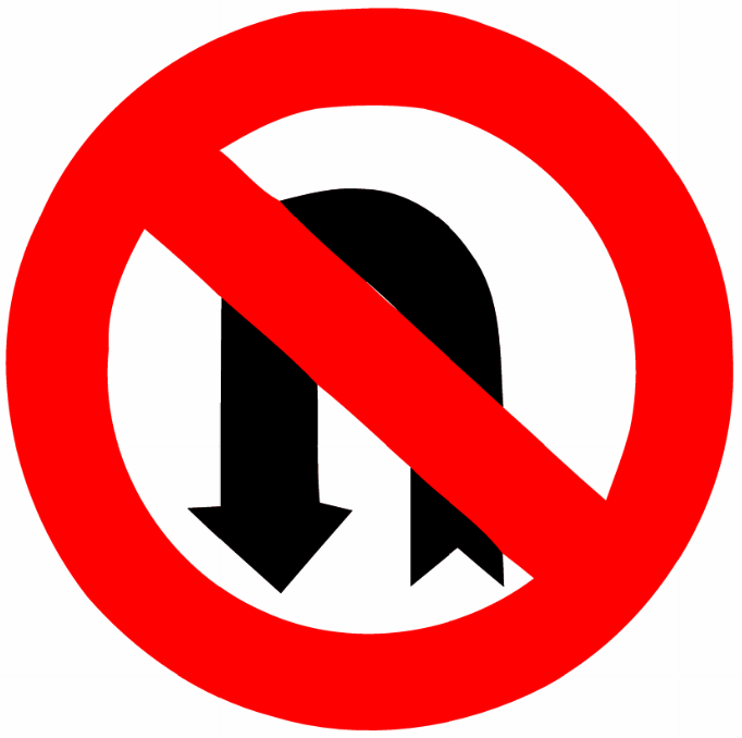 No U Turns - ClipArt Best