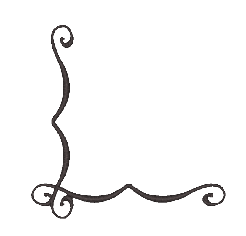 Best Corner Scroll Designs #15622 - Clipartion.com