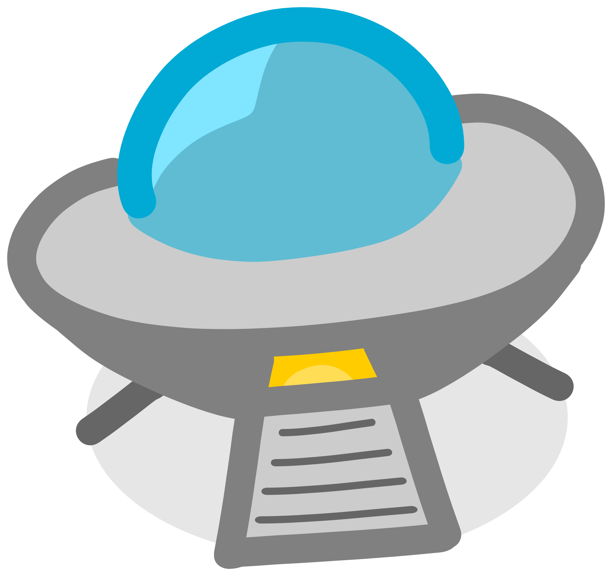 Ufo clipart no background