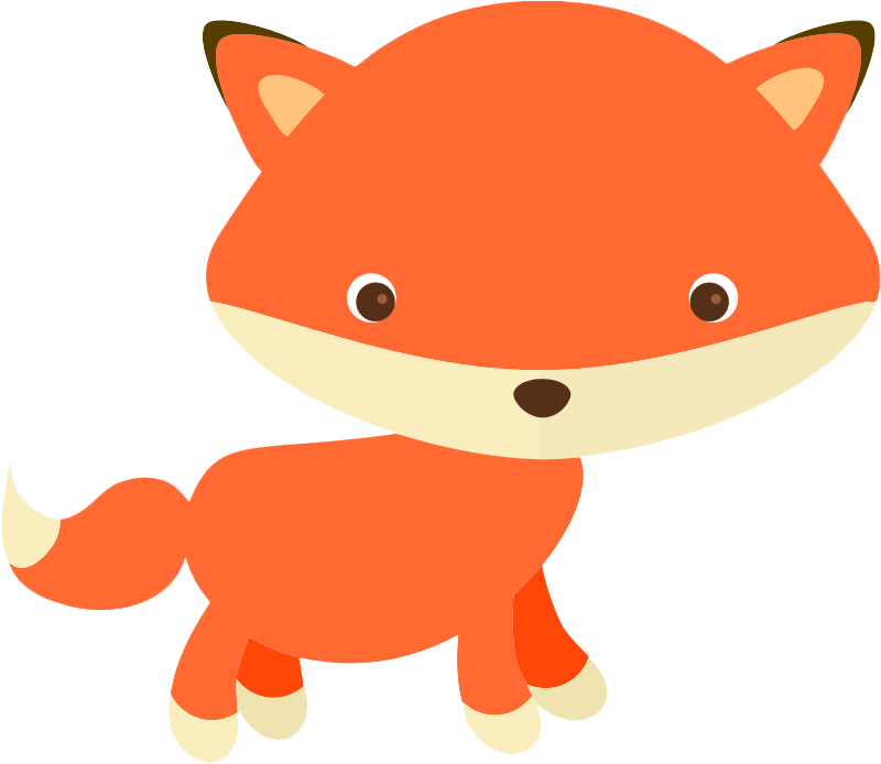 cute cartoon fox clip art - Vergilis Clipart