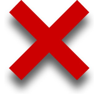 Red X Mark Clipart - Free to use Clip Art Resource
