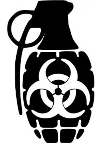 Grenades/Bombs/Brass Knuckles : SassyStickers.com, Custom Vinyl ...