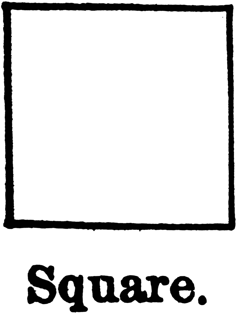 Black and White Square Clip Art – Clipart Free Download
